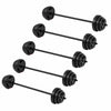 BodyPump rinkinys su 5 x 20 kg tri-grip svorio diskais