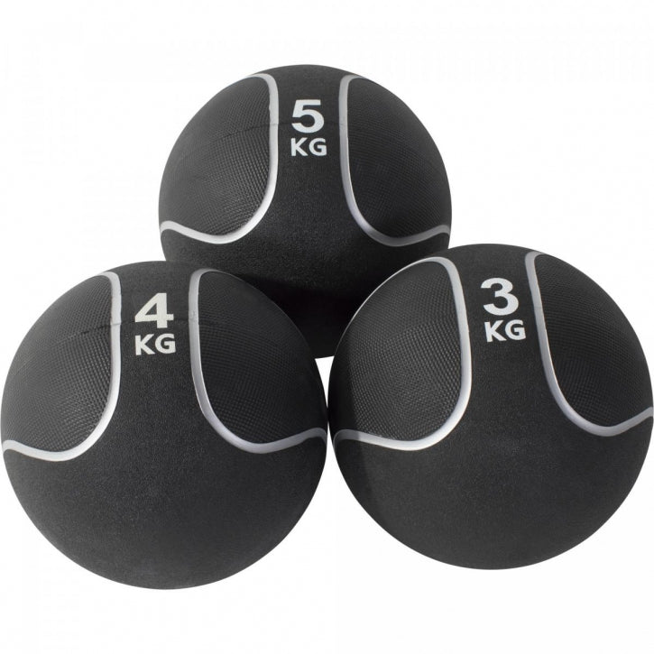 Medicininių kamuolių rinkinys 3–5 kg, iš viso 12 kg