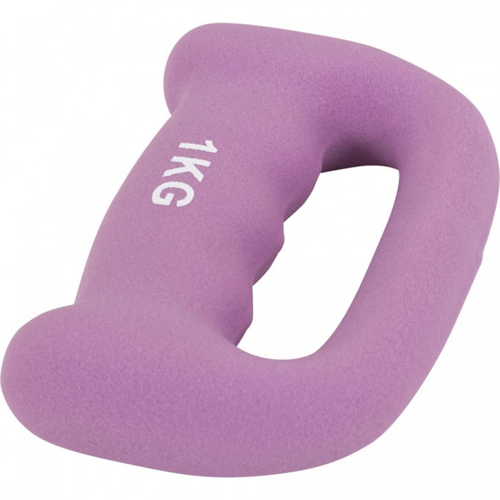 Hantelių su rankenomis rinkinys 1–5 kg su neopreno danga