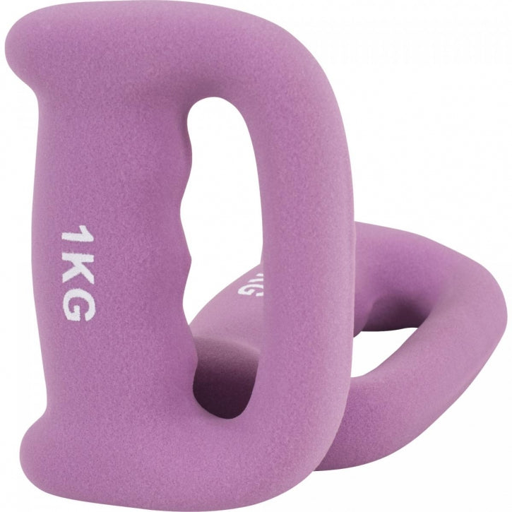 Hantelių su rankenomis rinkinys 1–5 kg su neopreno danga