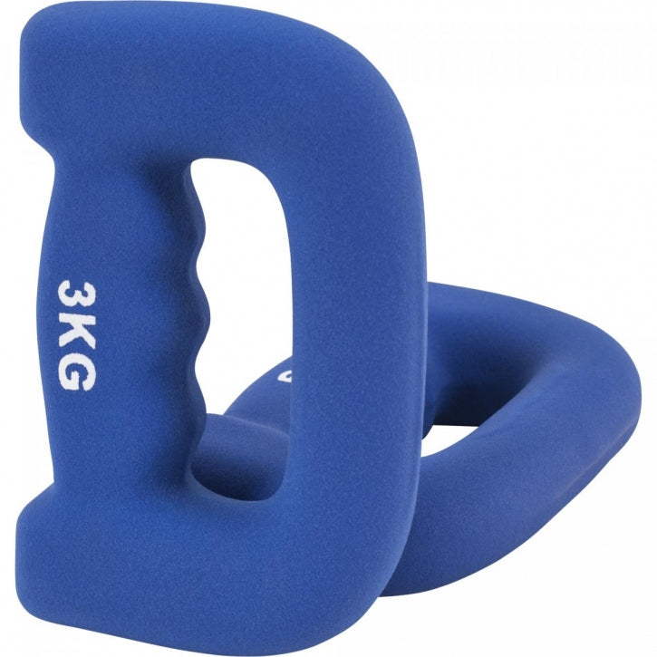 Hantelių su rankenomis rinkinys 1–5 kg su neopreno danga