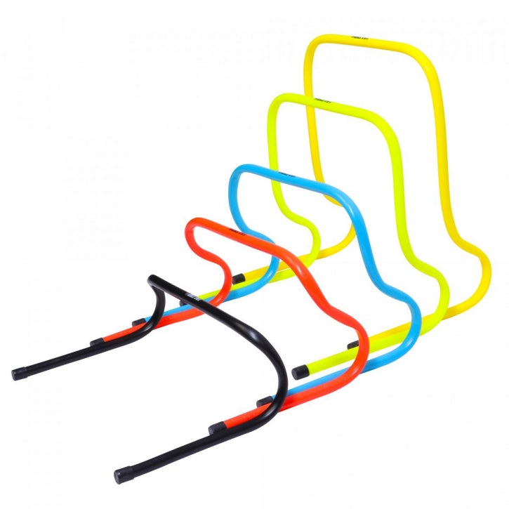 Treniruočių barjerai 3 vnt., 15–50 cm koordinacijos treniruotėms