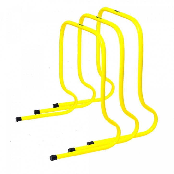 Treniruočių barjerai 3 vnt., 15–50 cm koordinacijos treniruotėms