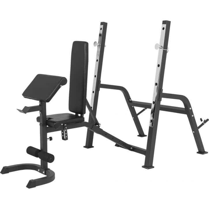 Reguliuojamas 5-in-1 svorių kilnojimo suoliukas, max 200 kg