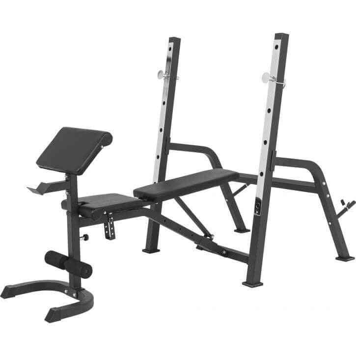 Reguliuojamas 5-in-1 svorių kilnojimo suoliukas, max 200 kg
