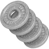 Ketaus svorių diskai 4 x 0,5 kg, 30 mm