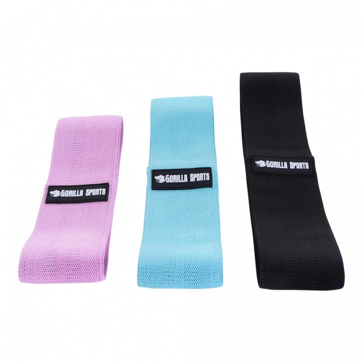 Hip Band pasipriešinimo juosta 8,2 cm, skirtingų pasipriešinimų