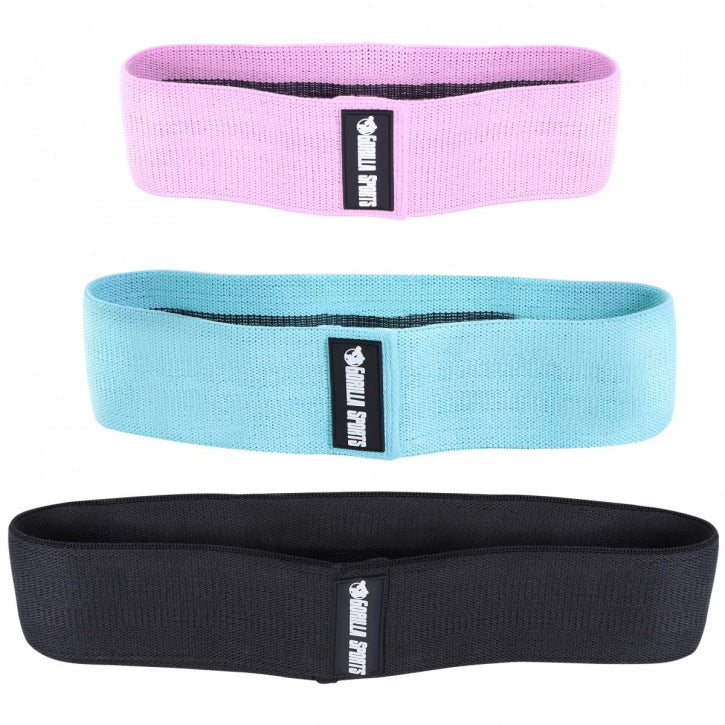 Hip Band pasipriešinimo juosta 8,2 cm, skirtingų pasipriešinimų