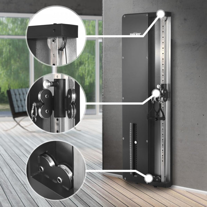 SmartGym H1 sieninė skriemulių sistema su 60 kg svorių bloku