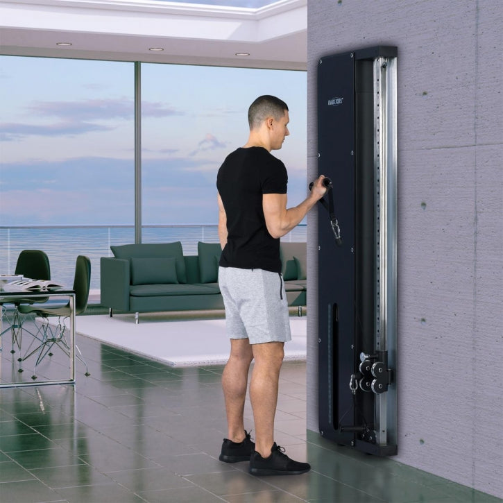 SmartGym H1 sieninė skriemulių sistema su 60 kg svorių bloku