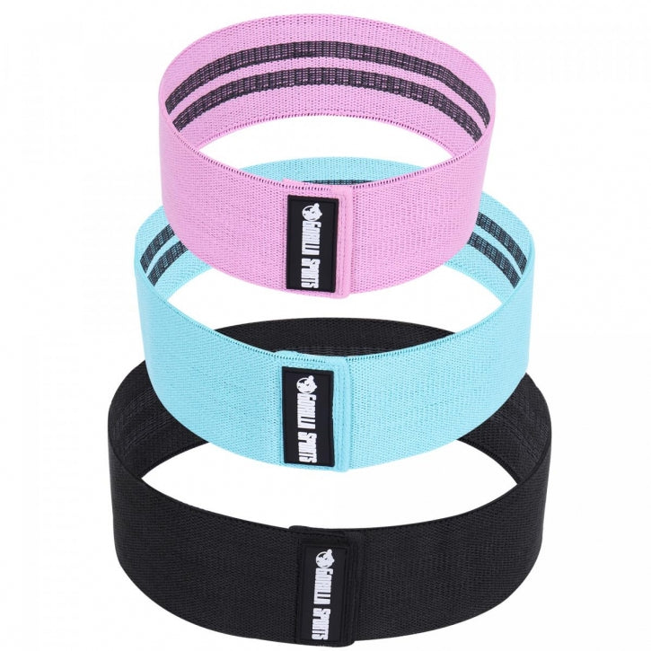 Hip Band pasipriešinimo juosta 8,2 cm, skirtingų pasipriešinimų