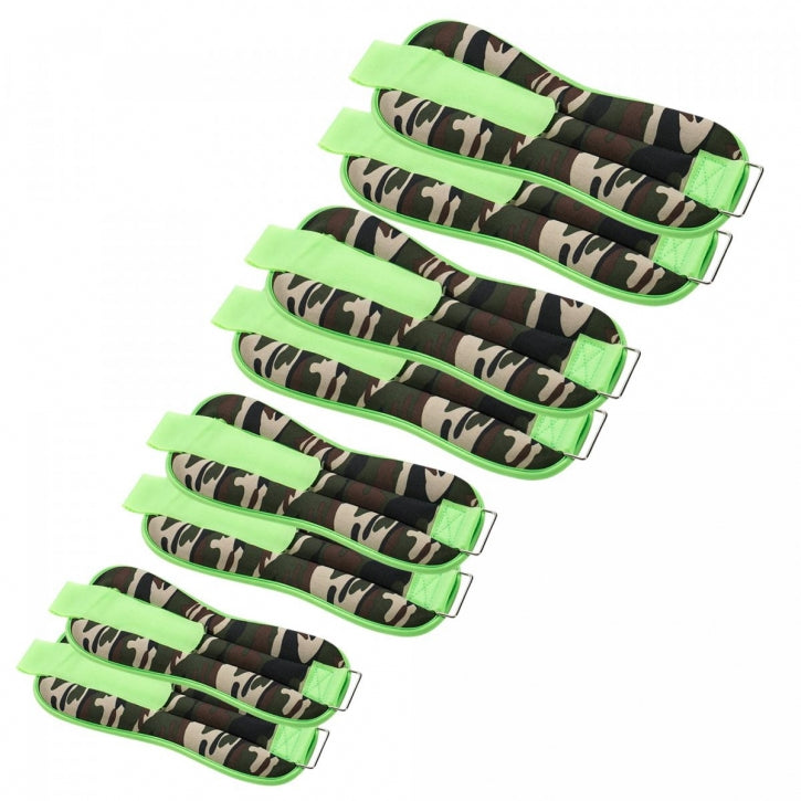 Svoriai kulkšnims ir svoriai riešams 10 kg rinkinys, camo