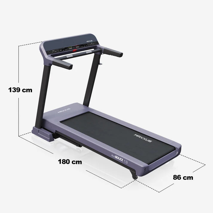 RunMaxx 1.0 juoksumatto 20 km/h, 15 % kaltevuus, taitettava