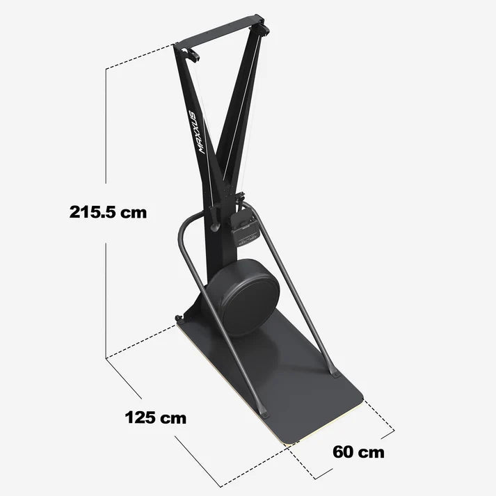 SkiRow 4.0 hiihtolaite – ilma- ja magneettivastus, 16 vastustasoa