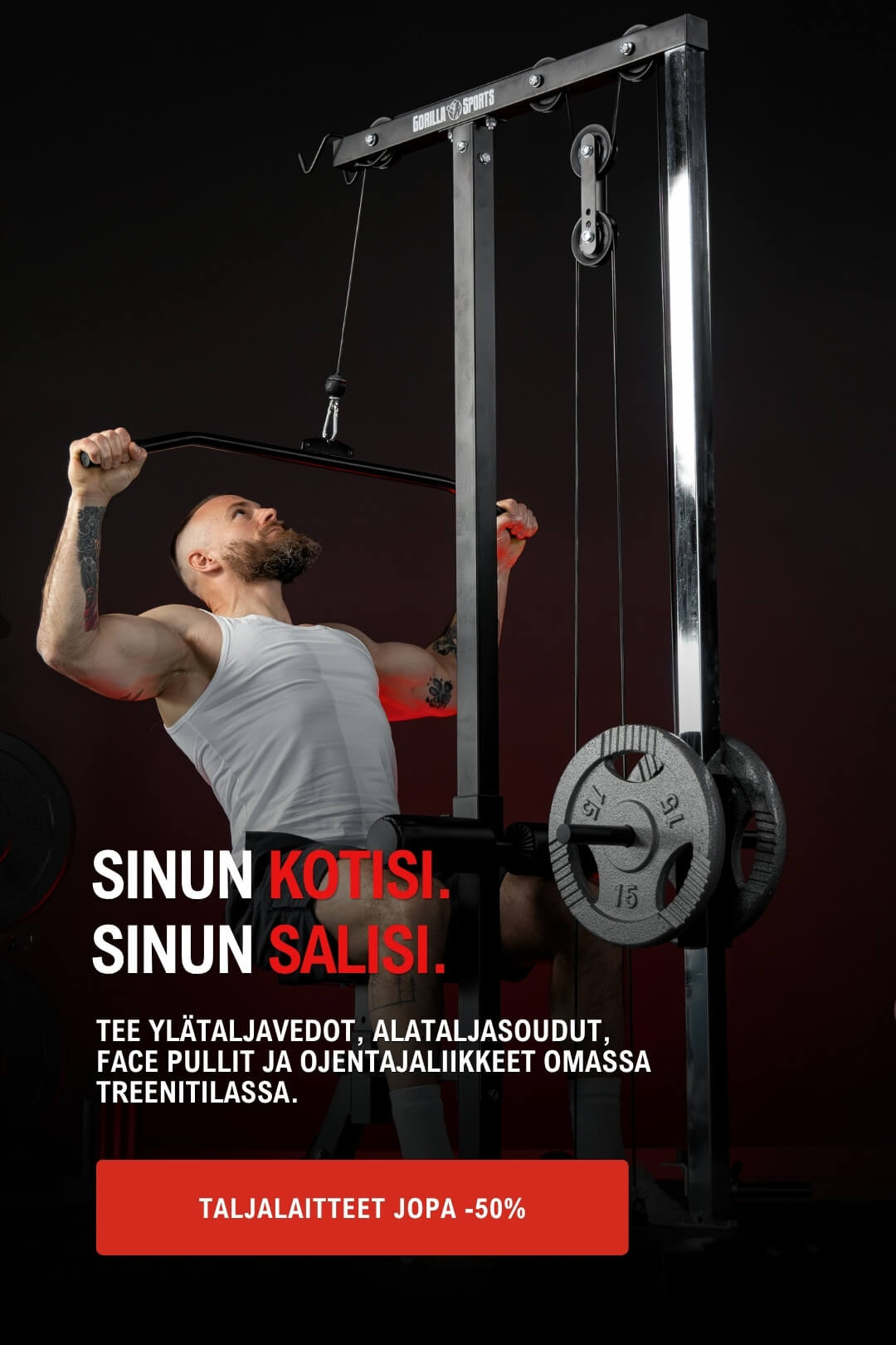 Gorilla Sports Blokinės staklės