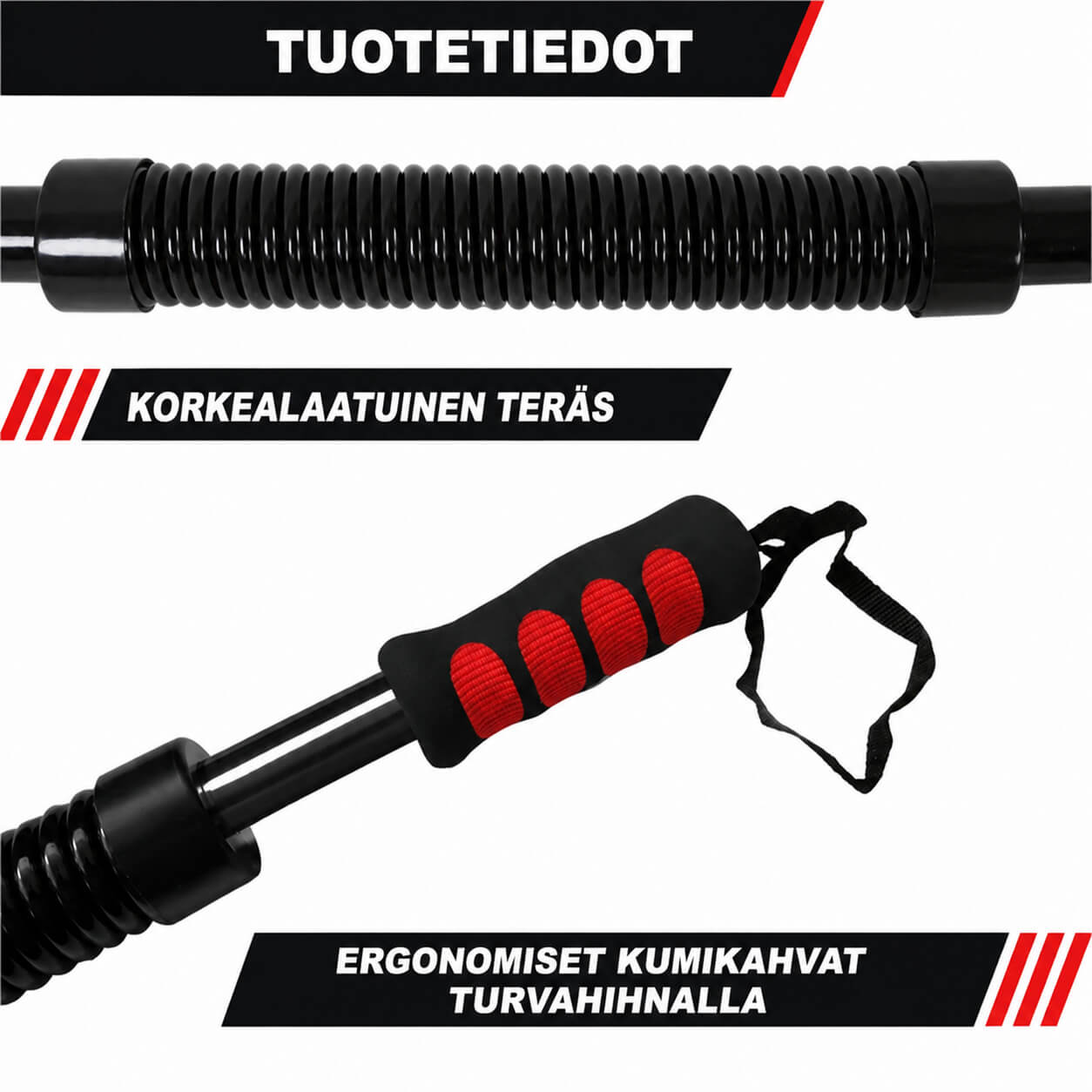 Jėgos twisteris 20/30 kg – lenkiamas strypas viršutinės kūno dalies treniruotei