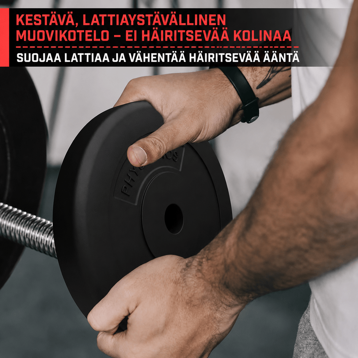 Viniliniai svorių diskai 30 mm, 5–30 kg