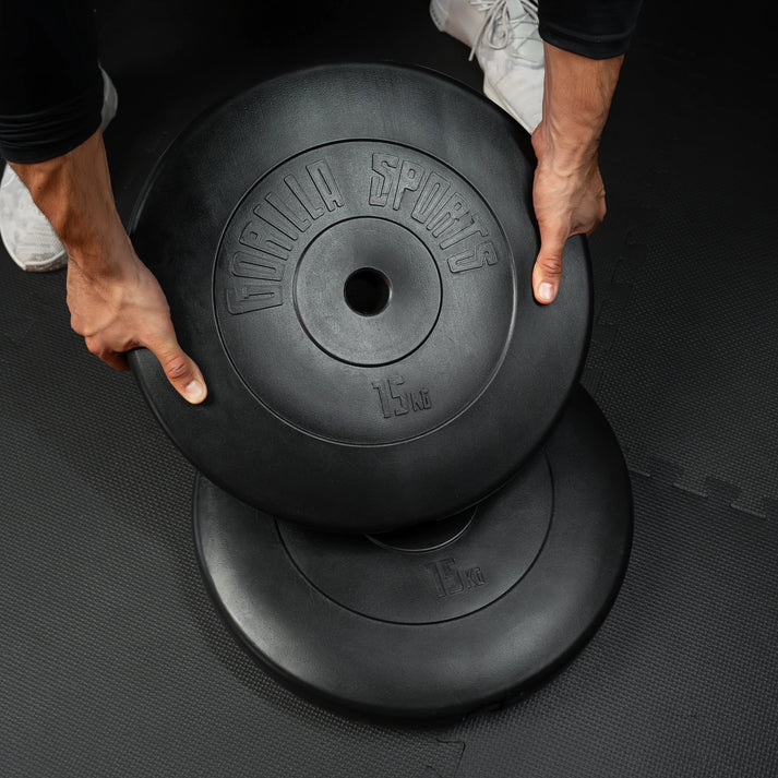 Vinilinis svorių diskų rinkinys 30 kg 30 mm