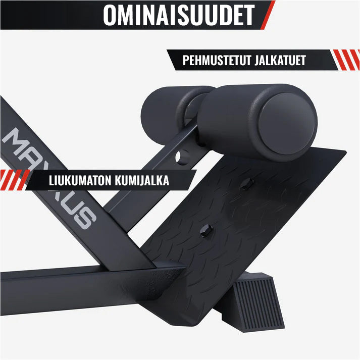 Reguliuojamas nugaros suoliukas su lygiagrečių atramomis 150kg