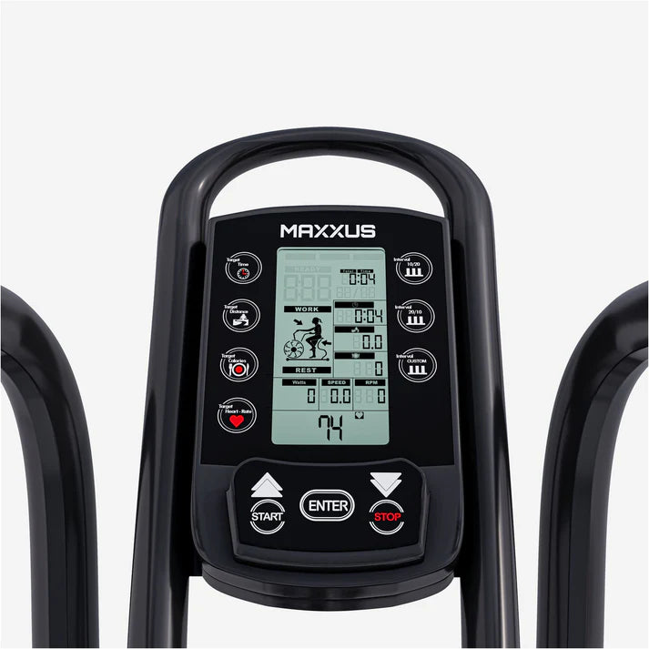 AirBike 90 PRO - treniruoklis dviratis su LCD ekranu