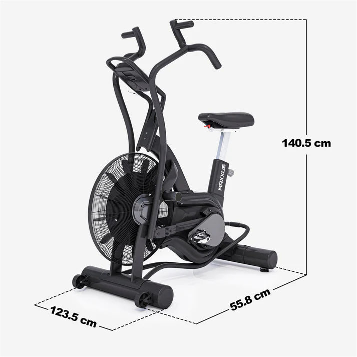 AirBike 90 PRO - treniruoklis dviratis su LCD ekranu