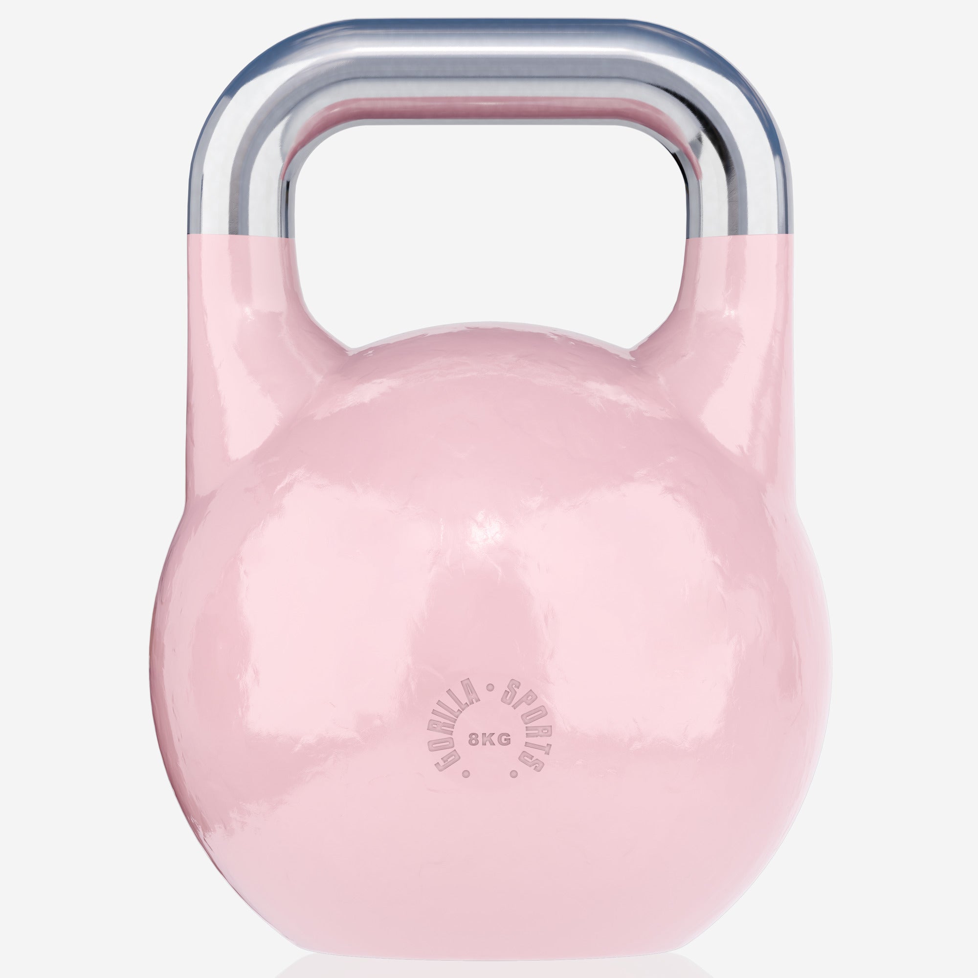 Varžybinė gira 8 kg, rožinė, lieto plieno