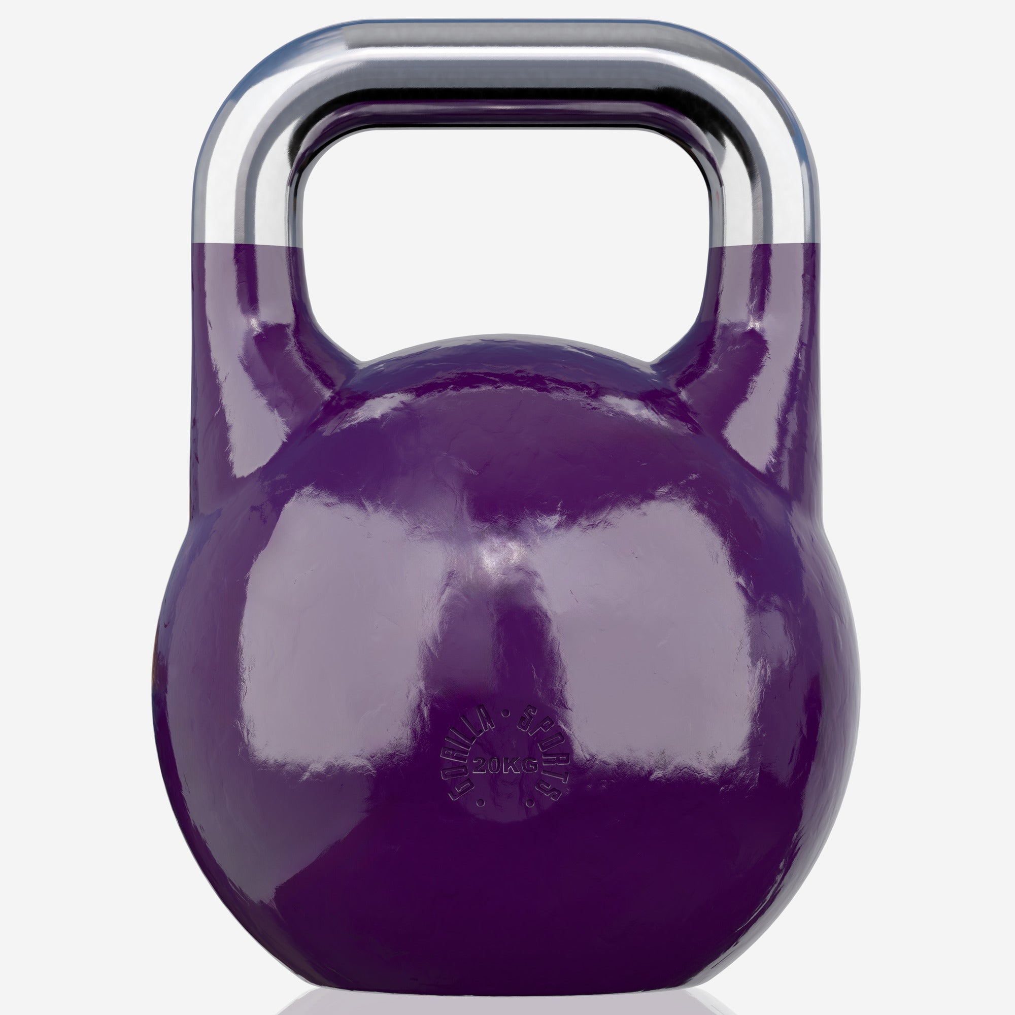 Varžybinė gira 20 kg, violetinė, lieto plieno