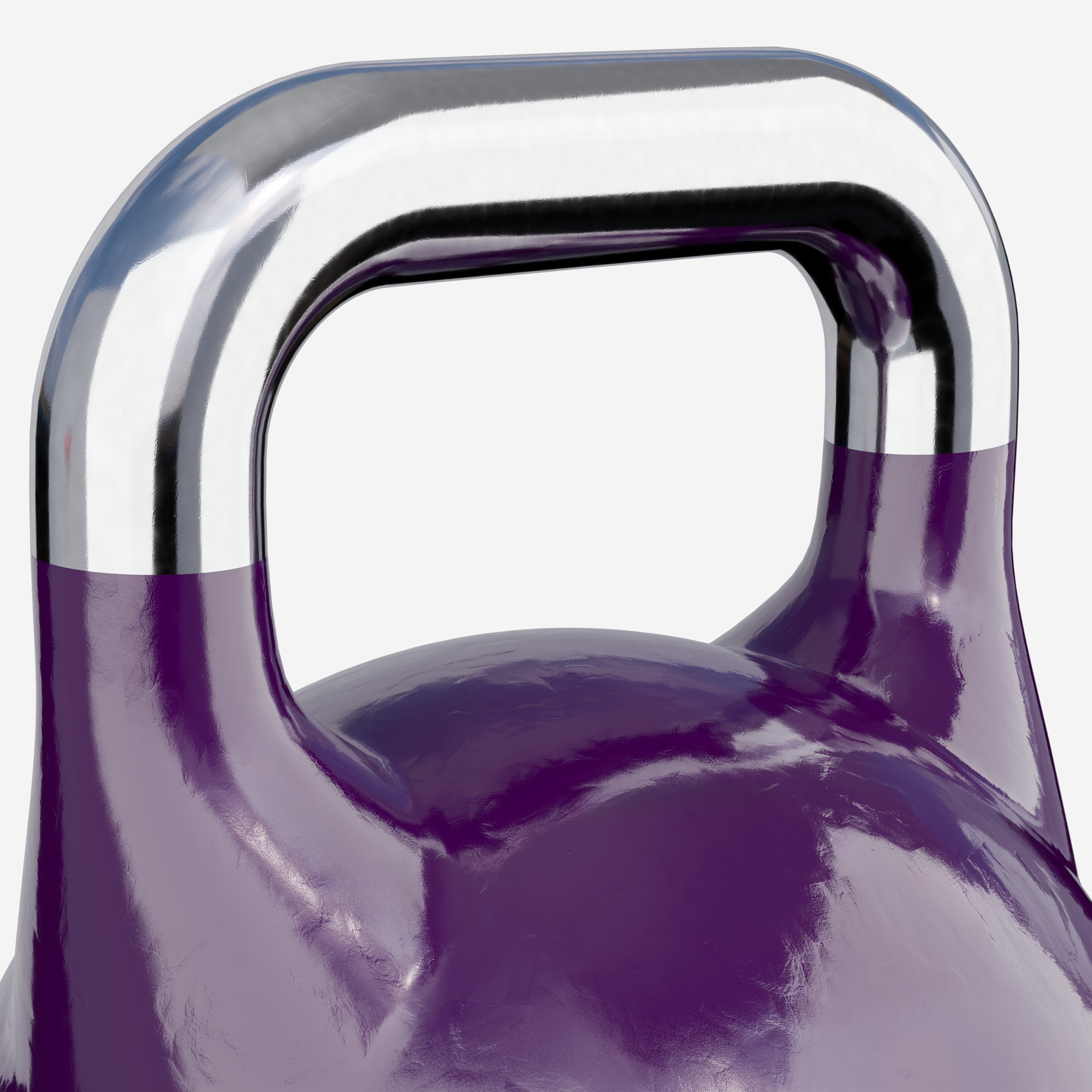 Varžybinė gira 20 kg, violetinė, lieto plieno