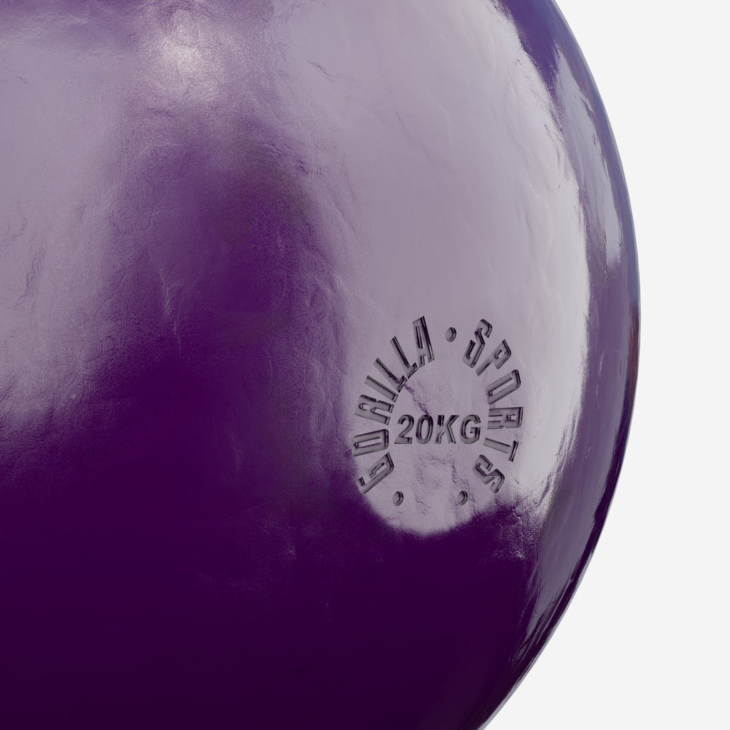Varžybinė gira 20 kg, violetinė, lieto plieno