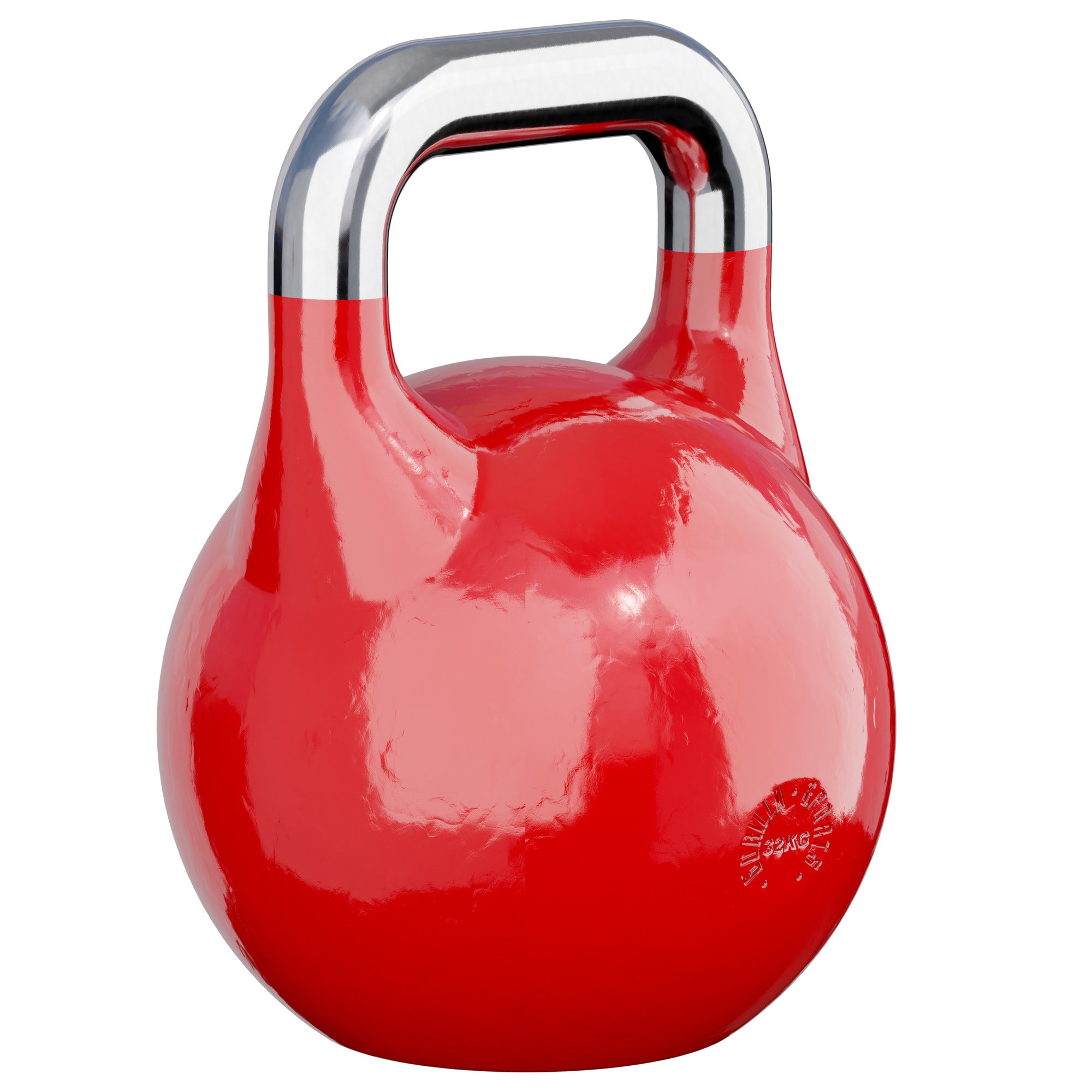 Varžybinė gira 32 kg, raudona, lieto plieno