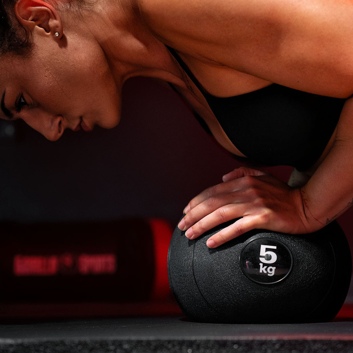 Slam Ball medicininis kamuolys 3–20 kg, sukibimą užtikrinantis guminis paviršius