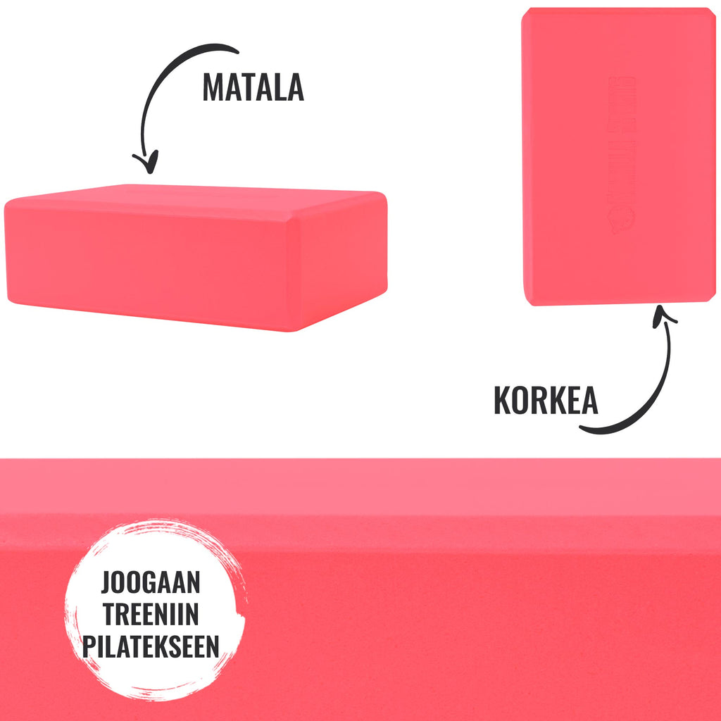 Jogos blokas 23,5 x 15 x 8 cm, rožinis
